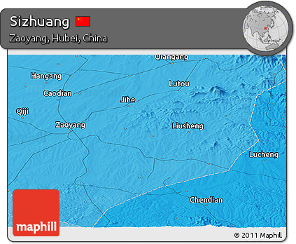 Political Panoramic Map of Sizhuang