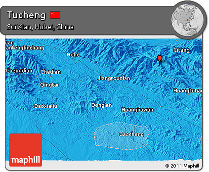 Political Panoramic Map of Tucheng