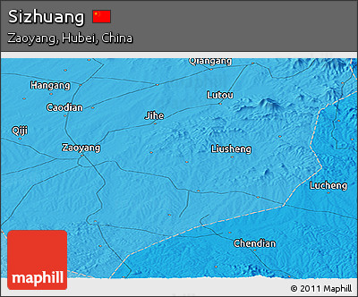 Political Panoramic Map of Sizhuang