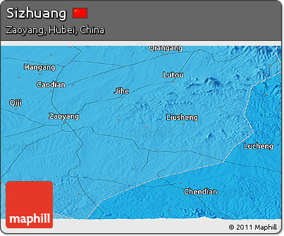 Political Panoramic Map of Sizhuang
