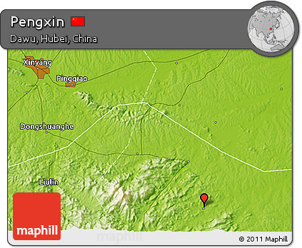 Physical 3D Map of Pengxin