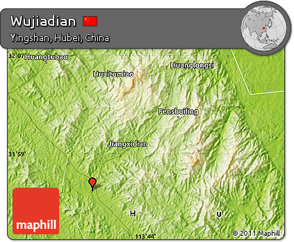 Physical Map of Wujiadian