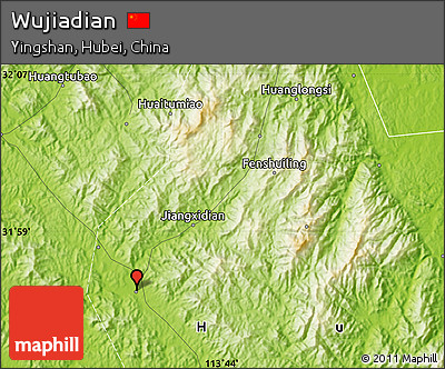 Physical Map of Wujiadian