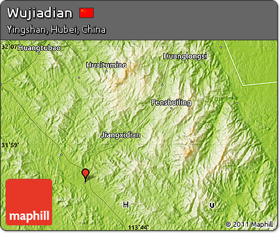 Physical Map of Wujiadian