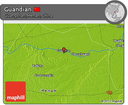 Physical 3D Map of Guandian