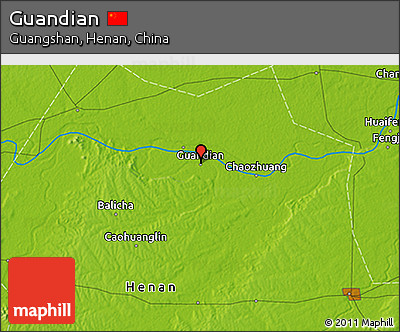 Physical 3D Map of Guandian