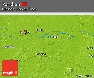 Physical 3D Map of Pandian