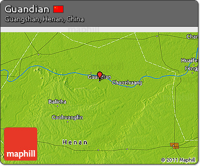 Physical 3D Map of Guandian