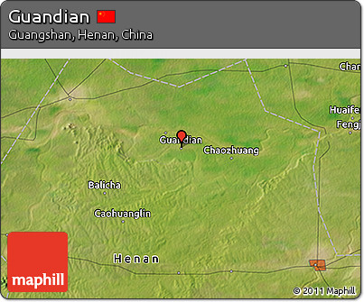 Satellite 3D Map of Guandian