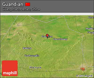 Satellite 3D Map of Guandian