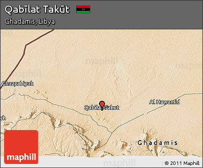 Satellite 3D Map of Qabīlat Takūt