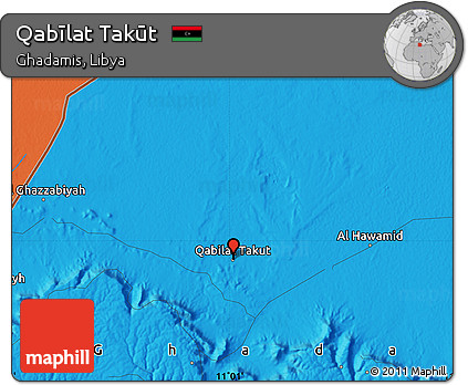 Political Map of Qabīlat Takūt