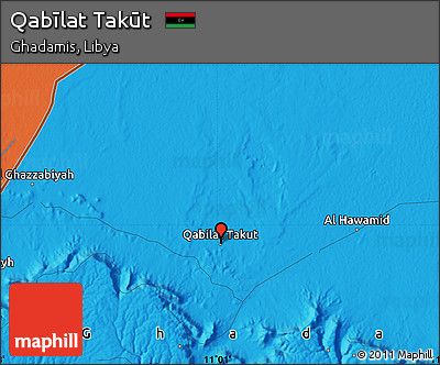 Political Map of Qabīlat Takūt