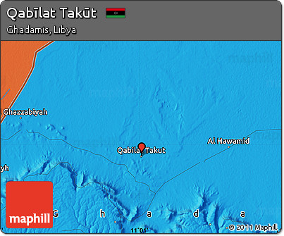 Political Map of Qabīlat Takūt