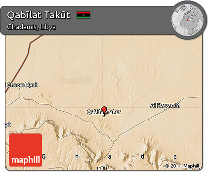 Satellite Map of Qabīlat Takūt