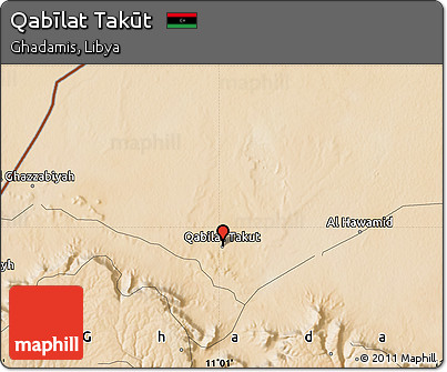 Satellite Map of Qabīlat Takūt