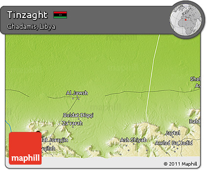 Physical 3D Map of Tinzaght