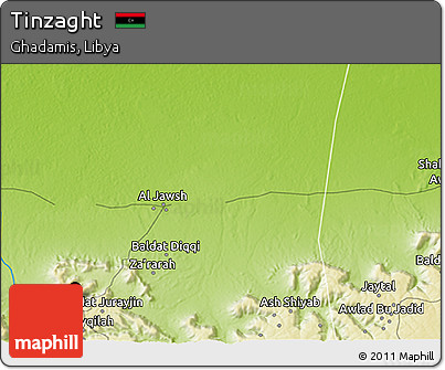 Physical 3D Map of Tinzaght