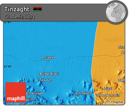 Political Map of Tinzaght