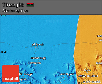Political Map of Tinzaght