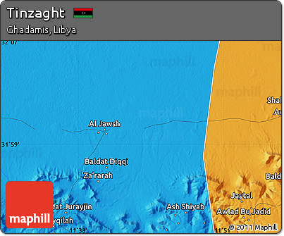 Political Map of Tinzaght