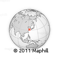 Outline Map of the Area around 32° 8' 5" N, 124° 10' 30" E, rectangular outline