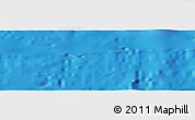 Physical Panoramic Map of the area around 32° 8' 5" N, 124° 1' 30" W