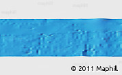 Shaded Relief Panoramic Map of the area around 32° 8' 5" N, 124° 1' 30" W