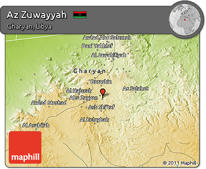 Physical 3D Map of Az Zuwayyah