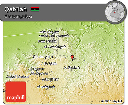Physical 3D Map of Qabīlah