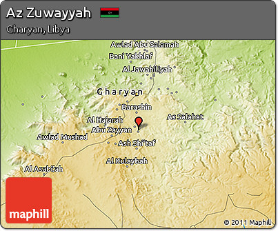 Physical 3D Map of Az Zuwayyah