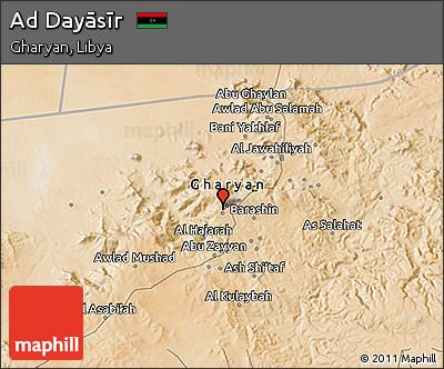 Satellite 3D Map of Ad Dayāsīr