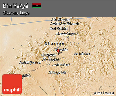 Satellite 3D Map of Bin Yaḩyá