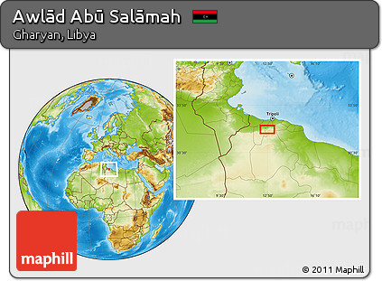 Physical Location Map of Awlād Abū Salāmah