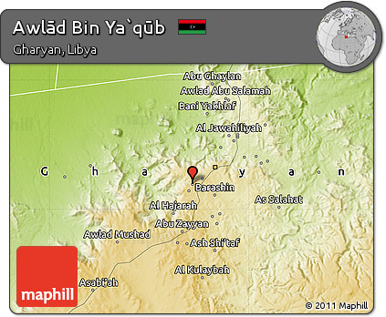 Physical Map of Awlād Bin Ya`qūb