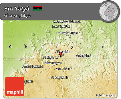 Physical Map of Bin Yaḩyá