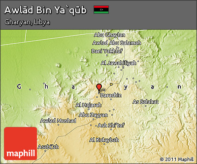 Physical Map of Awlād Bin Ya`qūb