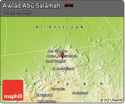 Physical Map of Awlād Abū Salāmah