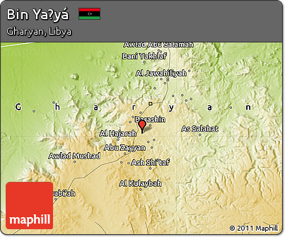 Physical Map of Bin Yaḩyá