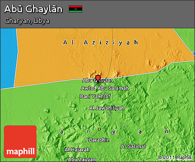 Political Map of Abū Ghaylān