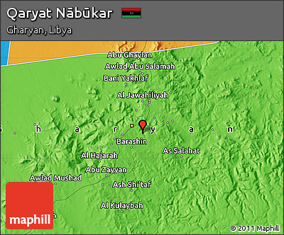 Political Map of Qaryat Nābūkar