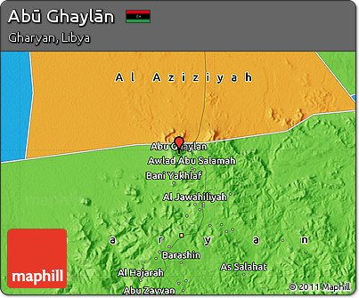 Political Map of Abū Ghaylān