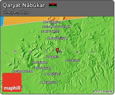 Political Map of Qaryat Nābūkar