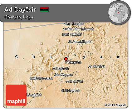 Satellite Map of Ad Dayāsīr