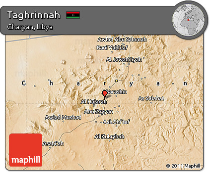 Satellite Map of Taghrinnah