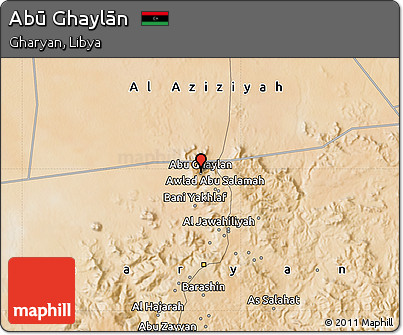 Satellite Map of Abū Ghaylān