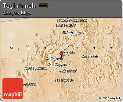Satellite Map of Taghrinnah