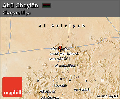 Satellite Map of Abū Ghaylān