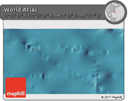 Satellite 3D Map of the Area around 32° 8' 5" N, 144° 34' 29" E
