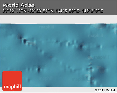 Satellite 3D Map of the Area around 32° 8' 5" N, 144° 34' 29" E